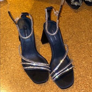 Topshop Black Sandals